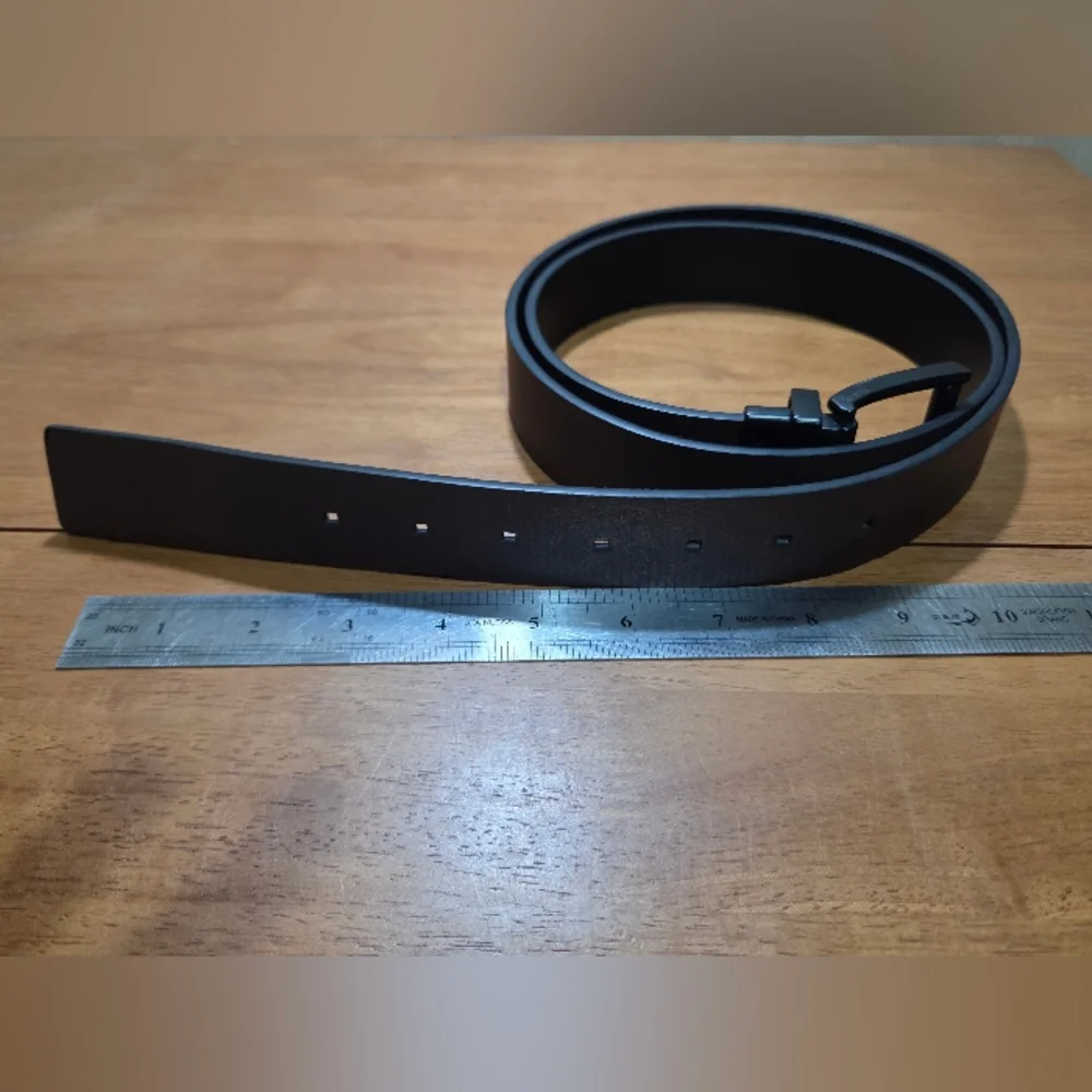 Calvin Klein Reversible Black‎ Belt – Men's Size XL (42–44) – Matte Buckle